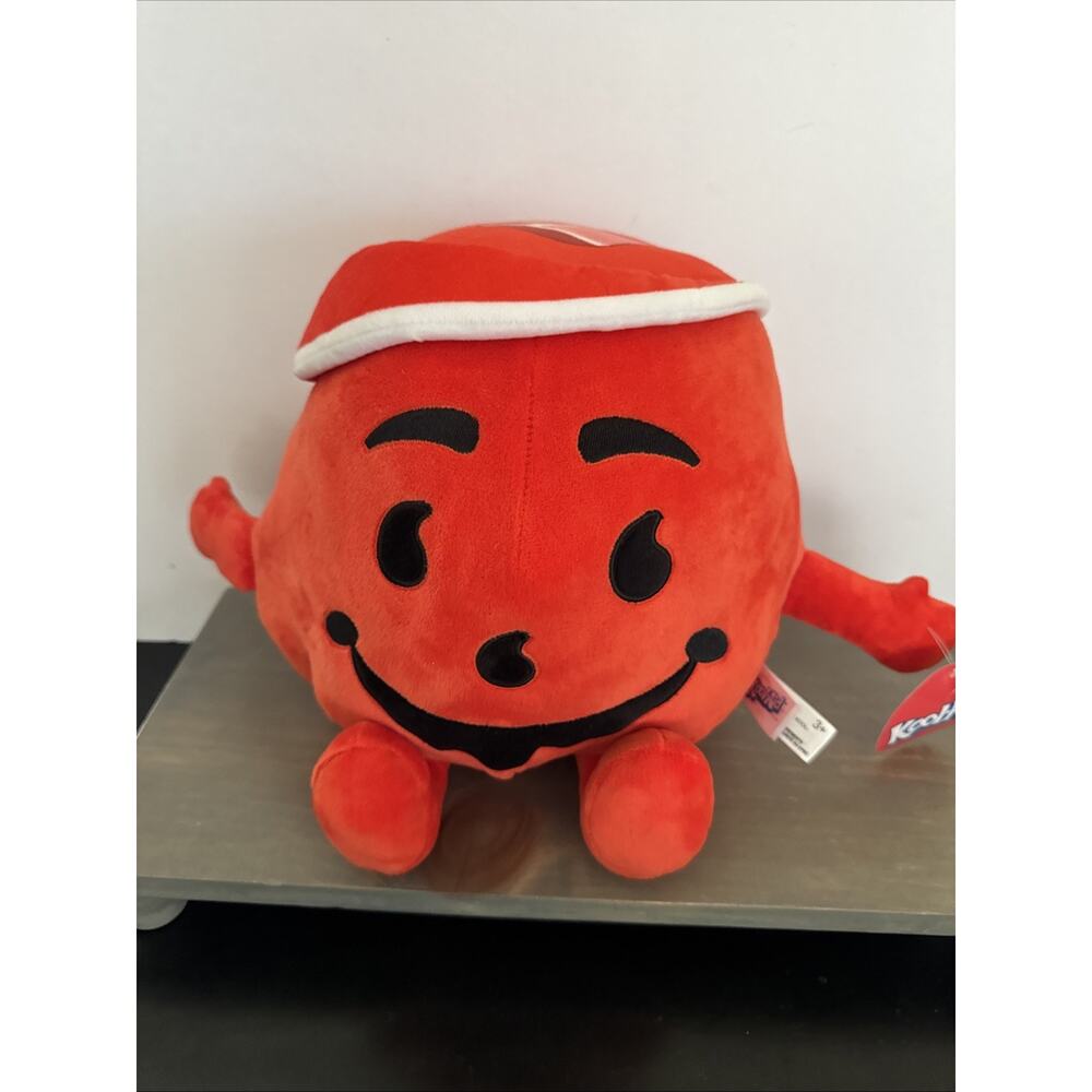 KOOL AID Guy Collectible PLUSH Kool Aid Man Stuffed Toy Collector Rare NWT 13.5”